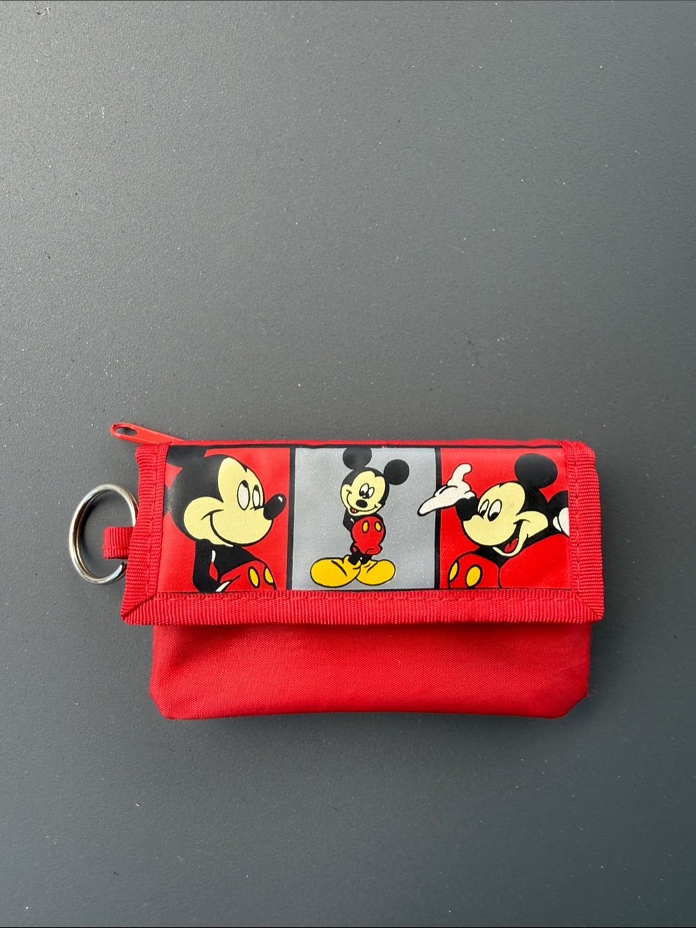 Disney Red Mickey Mouse Kids Key Pouch